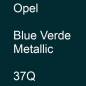 Preview: Opel, Blue Verde Metallic, 37Q.